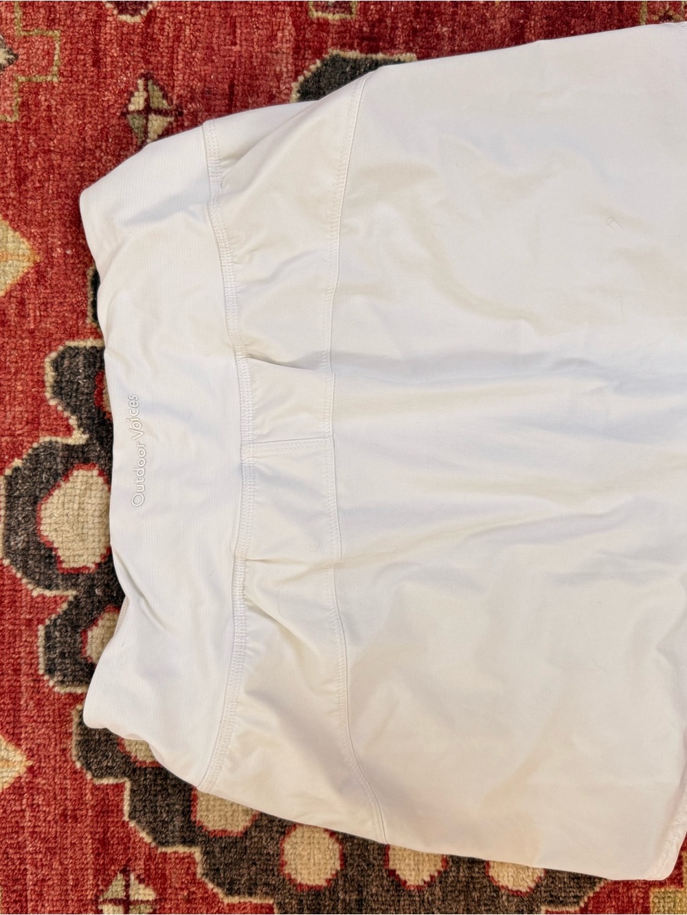 Outdoor Voices White Athletic Skort with Zip Pocket - Picture 4 of 4